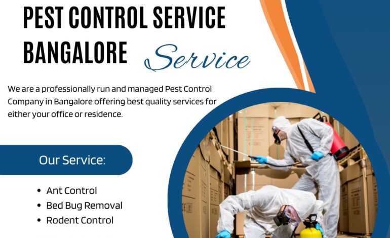 Complete Guide Why Pest Control Services are Important?